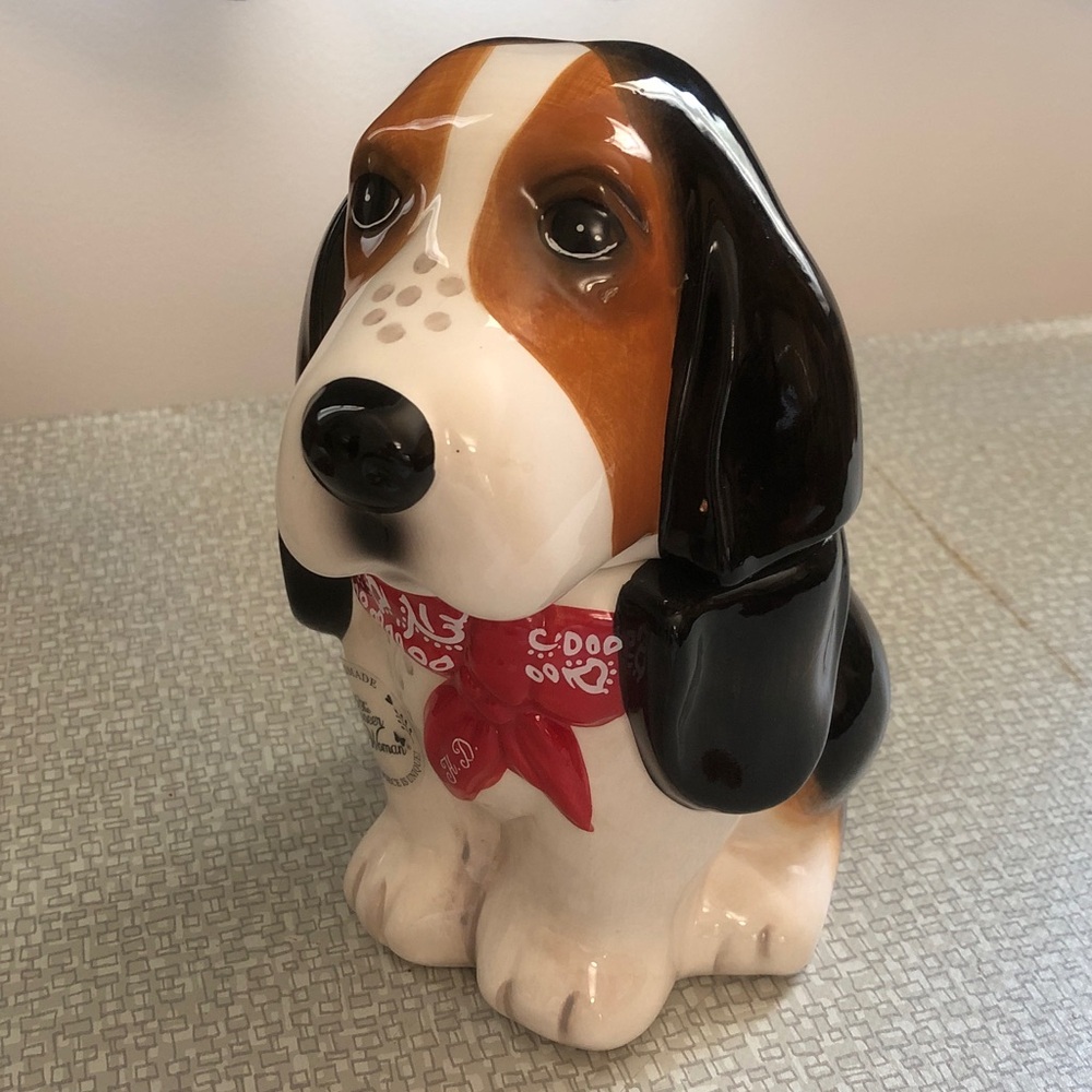 Pioneer Woman Basset Hound Dog Treat Cookie Jar